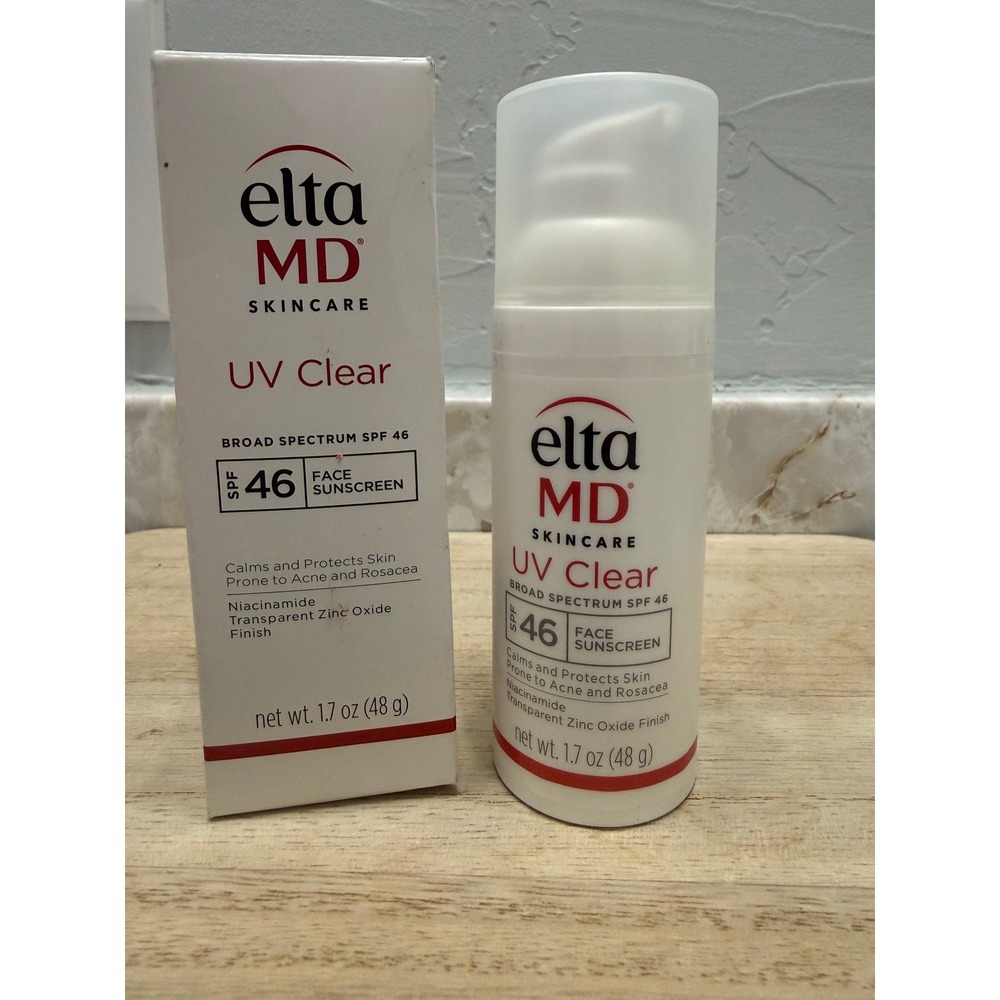 EltaMD UV Clear Broad Spectrum‎ SPF 46 Face Sunscreen 1.7oz Exp 03/2027